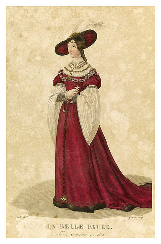 009-La Bella Paula-Galerie Française de femmes célèbres 1827- Louis Marie Lanté