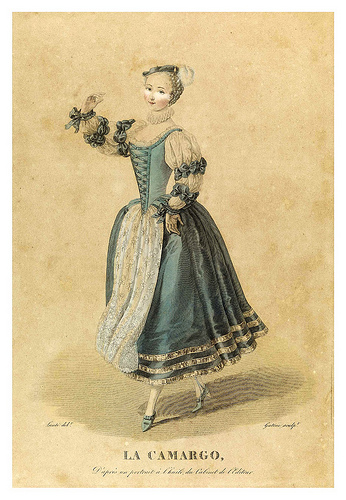 015-La Camargo-Galerie Française de femmes célèbres 1827- Louis Marie Lanté
