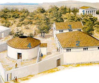 Bouleuterion y Tholos