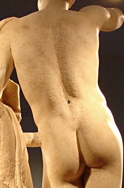 Archivo:Back Hermes bearing Dionysos Olympia.jpg