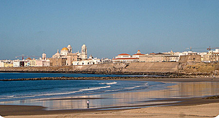 Cádiz, la antigua Gadir. Crédito: Wikipedia. Cádiz, la antigua Gadir. Crédito: Wikipedia.