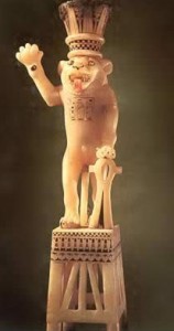 Jarra para ungüentos con león, tumba de Tutankhamón